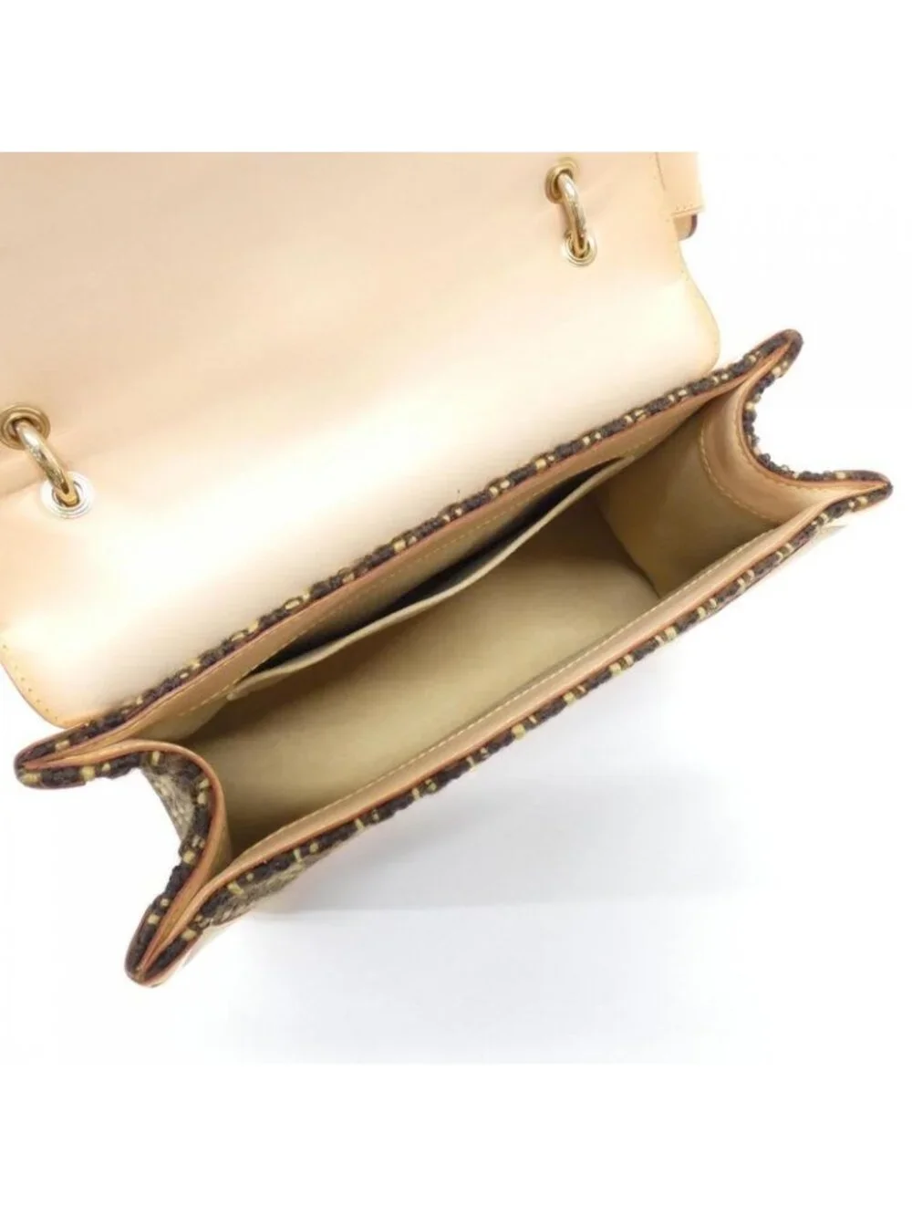 Louis Vuitton Monogram Tweed Tweedy Zip Bag Vintage - Picture 9 of 10